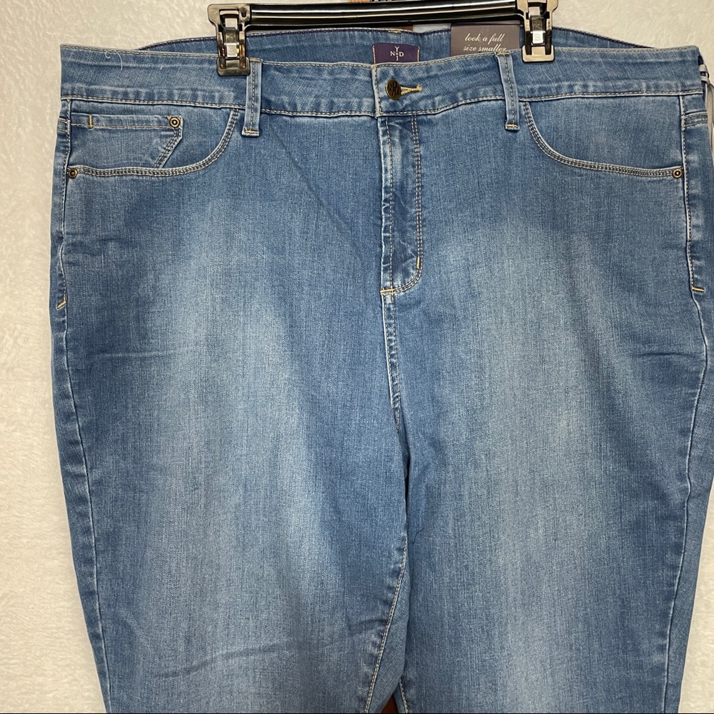 NYDJ Mini Boot Medium Wash High Rise Jeans Size 24W - Picture 2 of 10